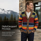 🧶Men's Shawl Collar Striped Knit Cardigan Sweater– Timeless Style & Cosy Autumn Comfort