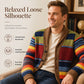 🧶Men's Shawl Collar Striped Knit Cardigan Sweater– Timeless Style & Cosy Autumn Comfort
