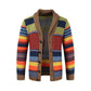 🧶Men's Shawl Collar Striped Knit Cardigan Sweater– Timeless Style & Cosy Autumn Comfort