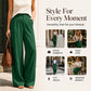 Women's High Waisted Wide Leg Suit Pants
