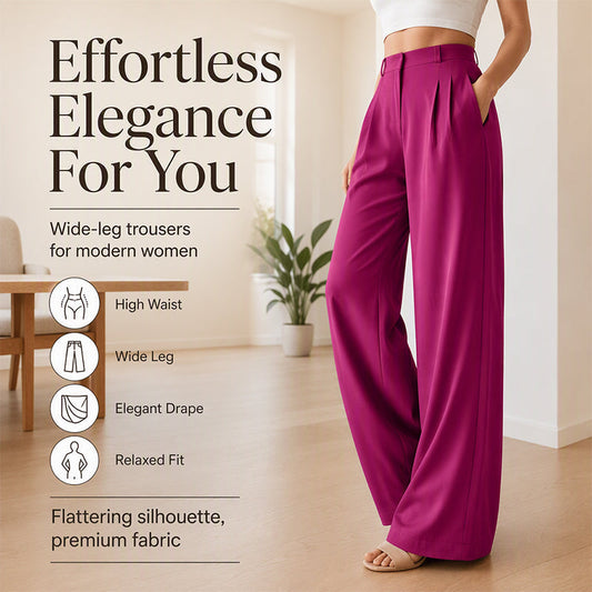 👖 LIMITED-TIME 55% OFF! ✨ Women's High Waisted Wide Leg Suit Pants
