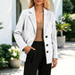 Women's Suede Blazer Jacket