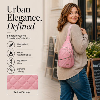 👜 Lightweight Quilted Crossbody Sling Bag – Chic Style & Everyday Convenience
