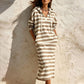🔥 Hot Sale 50% OFF💖Women's Casual Striped Hoodie Dress