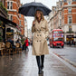 🍂 Women’s Double-Breasted Trench Coat – Timeless Elegance & Effortless Autumn Style