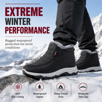 ❄️ Men’s Warm Slip-On Snow Boots – Cosy Comfort & Winter Protection