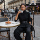 💞 Women’s Elegant Turtleneck Top & High-Waist Pants Set