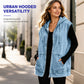 🍂 Women’s Casual Denim Hooded Vest – Effortless Layering & Autumn Style