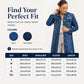 🍂 Women's Distressed Ripped Long Denim Jacket – Vintage Edge & Effortless Autumn Style