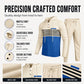 🧶 Men's Sporty Color-Block Waffle Knit 2-Piece Set – Sporty Comfort & Effortless Autumn Style