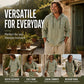 🍂 Men's Casual Long Sleeve Hooded Shirt – Relaxed Comfort & Effortless Autumn Style
