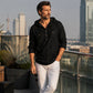 🍂 Men's Casual Long Sleeve Hooded Shirt – Relaxed Comfort & Effortless Autumn Style