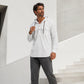 🍂 Men's Casual Long Sleeve Hooded Shirt – Relaxed Comfort & Effortless Autumn Style