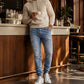 🔥 Men’s Slim-Fit Denim Joggers – Stretch Comfort & Effortless Everyday Style