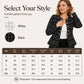 ✨ Women's Vintage Slim-Fit Tweed Jacket – Effortlessly Chic