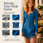 ✨ Women’s Slim-Fit Half-Zip Fringe Dress – Flattering Shape & Effortless Style