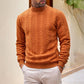 🍂 Men’s Turtleneck Cable-Knit Sweater – Timeless Warmth & Effortless Autumn Style