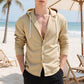 ✨Men's Striped Long Sleeve Hooded Shirt