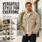 🔥 Men’s Casual Waffle-Textured Jacket – Stylish, Comfortable & Easy to Layer