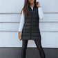 ✨ Women’s Zip-Up Long Puffer Vest – Cosy Warmth & Flattering Everyday Style