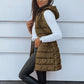 ✨ Women’s Zip-Up Long Puffer Vest – Cosy Warmth & Flattering Everyday Style