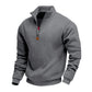 ✨Men's Stand Collar Quarter-Zip Pullover