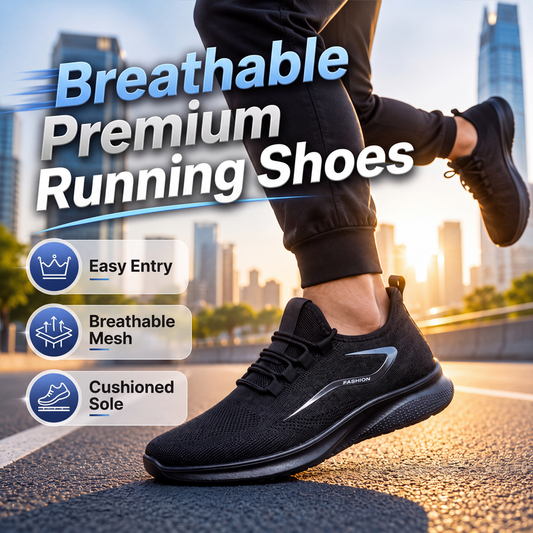 🏃 Men’s Breathable Running Shoes – Lightweight Comfort for Every Step