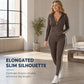 Women's Striped Zip-Up Hoodie & Pants Set