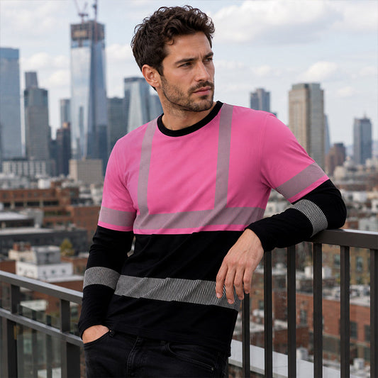 🍂 Men’s Colour-Block Casual Top – Modern Style & Everyday Comfort