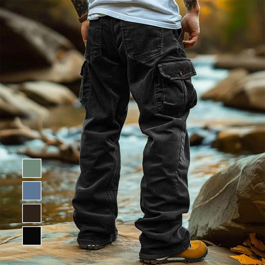 👖 Men's Casual Cargo Pants with Pockets – Multi-Pocket Utility & Everyday Comfort
