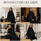 Women’s Elegant Stand-Collar Cape Coat