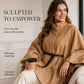 Women’s Elegant Stand-Collar Cape Coat