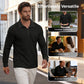 ⌛Limited-Time Offer-Men's Breathable Waffle Texture Collared Top