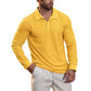 ⌛Limited-Time Offer-Men's Breathable Waffle Texture Collared Top