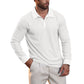 ⌛Limited-Time Offer-Men's Breathable Waffle Texture Collared Top