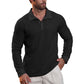 ⌛Limited-Time Offer-Men's Breathable Waffle Texture Collared Top