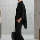 ⌛Limited-Time Offer-Women's Cowl Neck Cape & Wide-Leg Pants Set