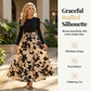🌸 Flattering Elegance | Women's Floral Tie-Waist A-Line Maxi Dress