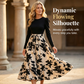 🌸 Flattering Elegance | Women's Floral Tie-Waist A-Line Maxi Dress
