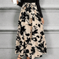 🌸 Flattering Elegance | Women's Floral Tie-Waist A-Line Maxi Dress