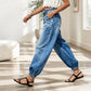👖 Women's High Waisted Stretchy Barrel Jeans – Flattering Fit & Effortless Style
