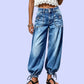👖 Women's High Waisted Stretchy Barrel Jeans – Flattering Fit & Effortless Style