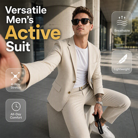 ✨ Polished Comfort | Men's Versatile Stretch Business Suit ⚡ Free Shipping