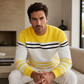 ✨Men's Striped Colorblock Long Sleeve Sweatshirt – Casual, Comfortable & Effortlessly Stylish