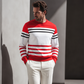 ✨Men's Striped Colorblock Long Sleeve Sweatshirt – Casual, Comfortable & Effortlessly Stylish
