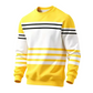 ✨Men's Striped Colorblock Long Sleeve Sweatshirt – Casual, Comfortable & Effortlessly Stylish