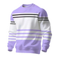✨Men's Striped Colorblock Long Sleeve Sweatshirt – Casual, Comfortable & Effortlessly Stylish