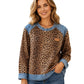 🐆 Women's Casual Crewneck Leopard Print Sweatshirt – Casual, Cosy & Effortlessly Stylish