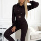 🍁New Fall Collection-Women's Cinched Waist Hoodie & Pants Set