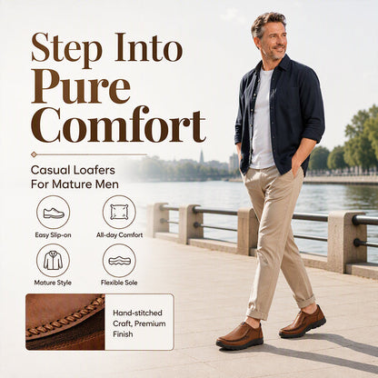 👟Men's Outdoor Slip-On Walking Shoes  – Lightweight, Comfortable & Easy to Wear